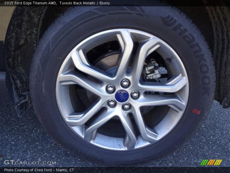 Tuxedo Black Metallic / Ebony 2015 Ford Edge Titanium AWD