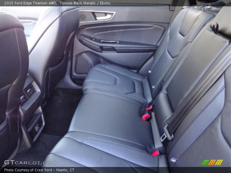 Tuxedo Black Metallic / Ebony 2015 Ford Edge Titanium AWD