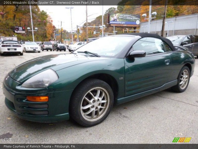 Front 3/4 View of 2001 Eclipse Spyder GT