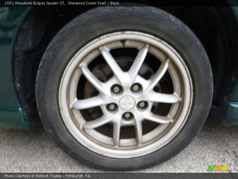 Sherwood Green Pearl / Black 2001 Mitsubishi Eclipse Spyder GT