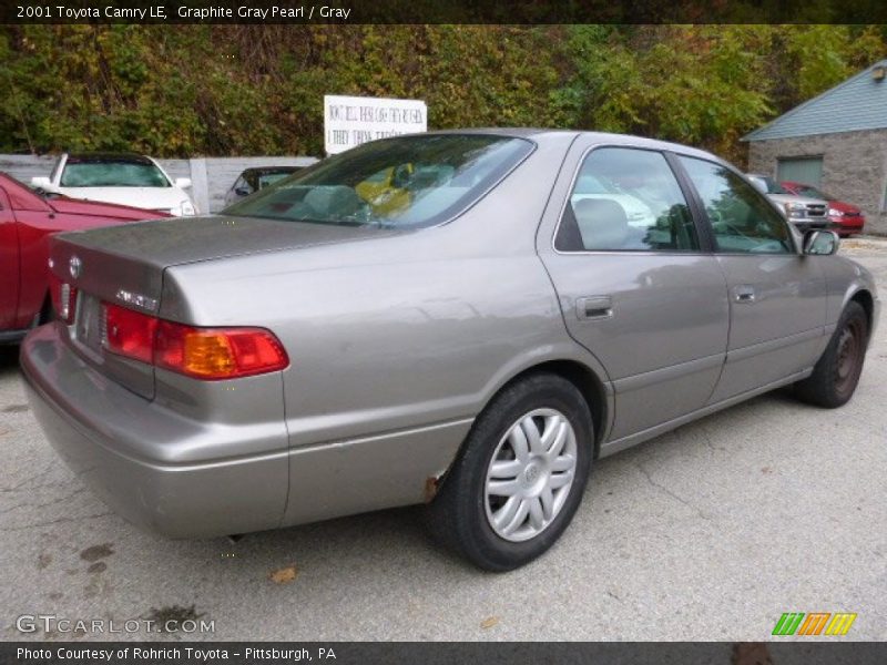 Graphite Gray Pearl / Gray 2001 Toyota Camry LE