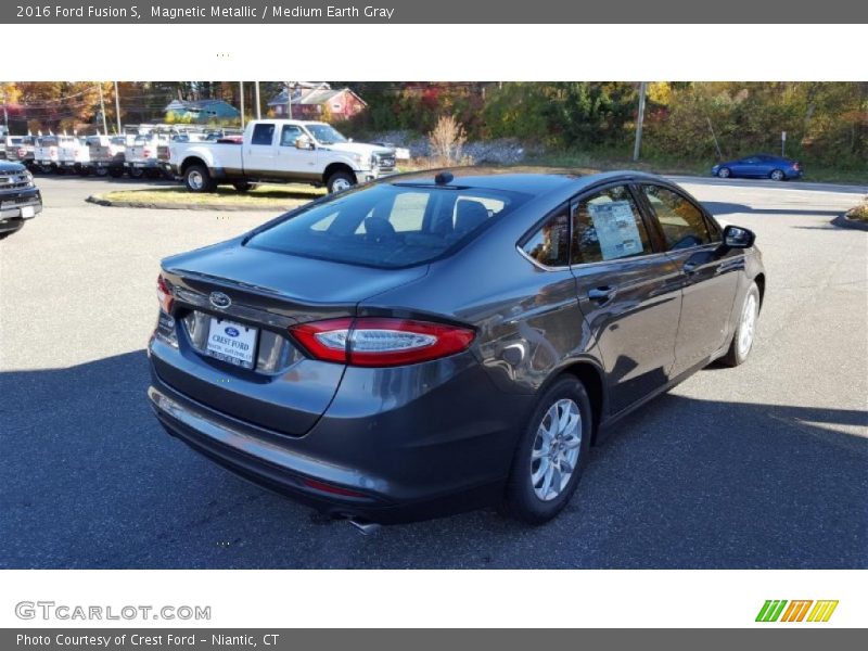 Magnetic Metallic / Medium Earth Gray 2016 Ford Fusion S