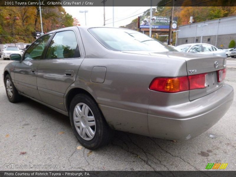 Graphite Gray Pearl / Gray 2001 Toyota Camry LE