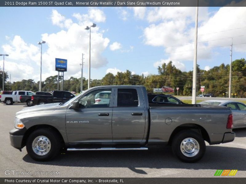Mineral Gray Metallic / Dark Slate Gray/Medium Graystone 2011 Dodge Ram 1500 ST Quad Cab