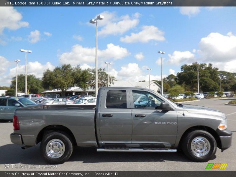 Mineral Gray Metallic / Dark Slate Gray/Medium Graystone 2011 Dodge Ram 1500 ST Quad Cab