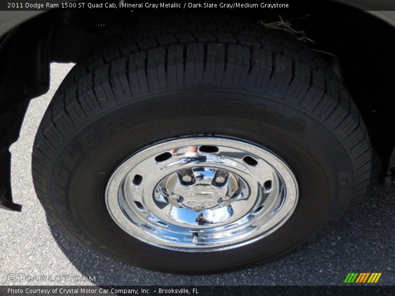 Mineral Gray Metallic / Dark Slate Gray/Medium Graystone 2011 Dodge Ram 1500 ST Quad Cab