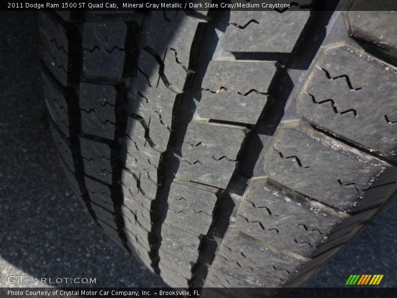 Mineral Gray Metallic / Dark Slate Gray/Medium Graystone 2011 Dodge Ram 1500 ST Quad Cab