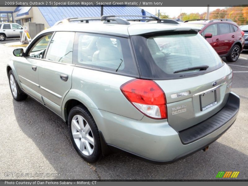 Seacrest Green Metallic / Warm Ivory 2009 Subaru Outback 2.5i Special Edition Wagon