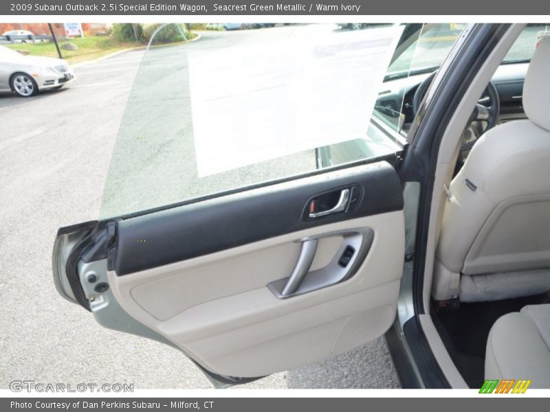 Seacrest Green Metallic / Warm Ivory 2009 Subaru Outback 2.5i Special Edition Wagon
