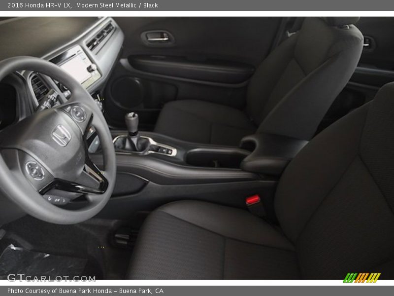 Modern Steel Metallic / Black 2016 Honda HR-V LX