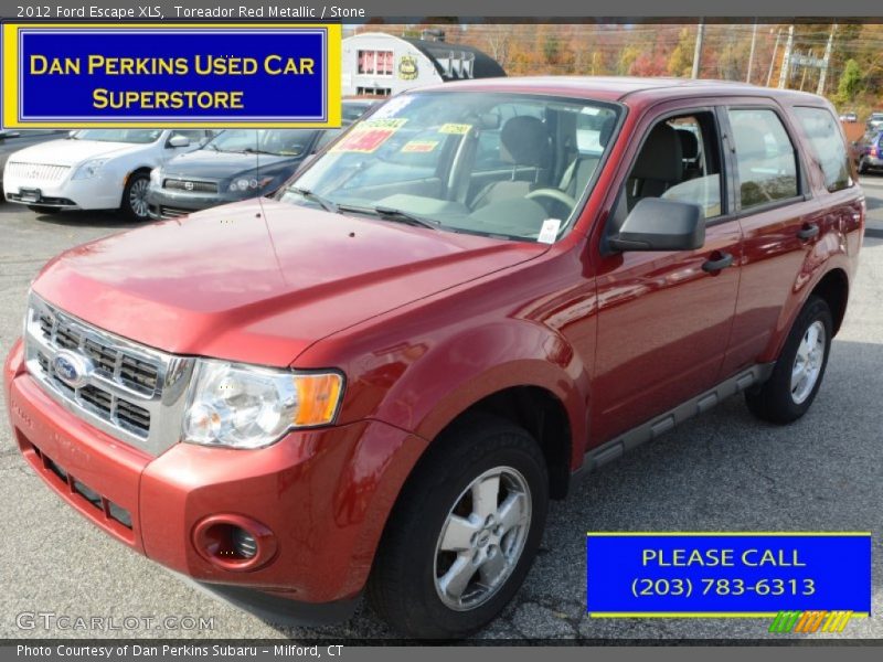 Toreador Red Metallic / Stone 2012 Ford Escape XLS