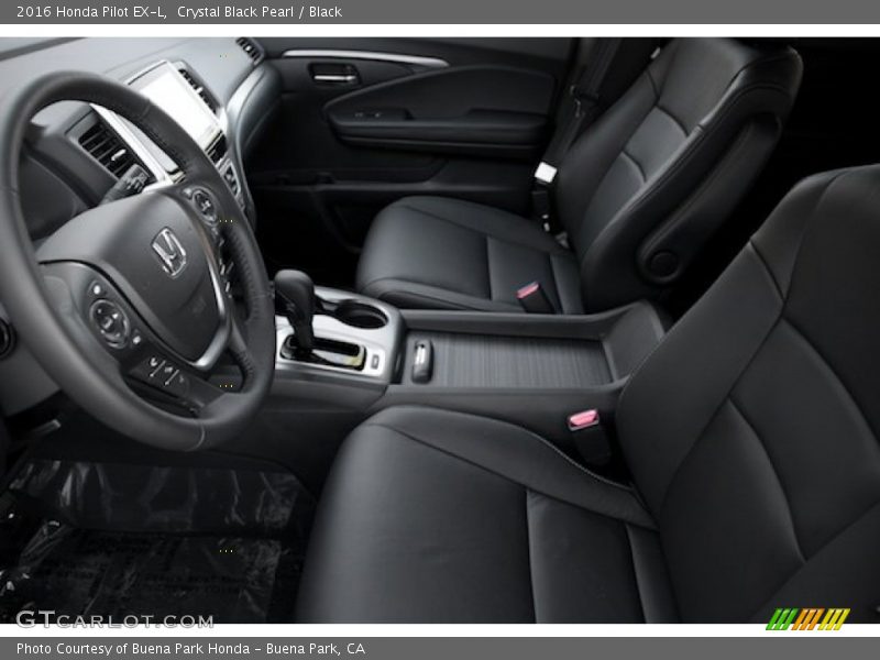 Crystal Black Pearl / Black 2016 Honda Pilot EX-L