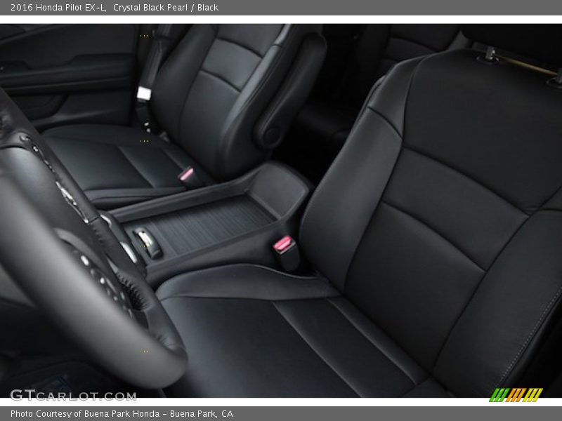 Crystal Black Pearl / Black 2016 Honda Pilot EX-L