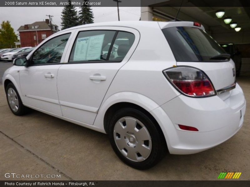Arctic White / Charcoal 2008 Saturn Astra XE Sedan