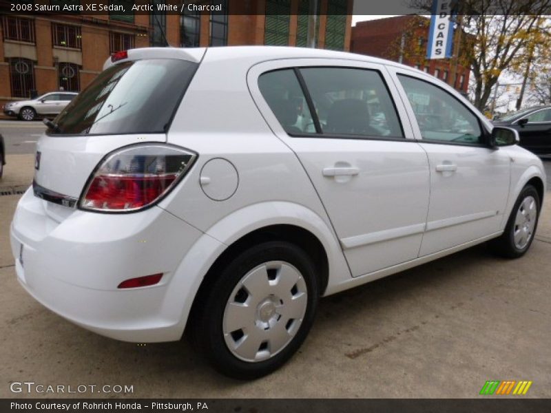 Arctic White / Charcoal 2008 Saturn Astra XE Sedan