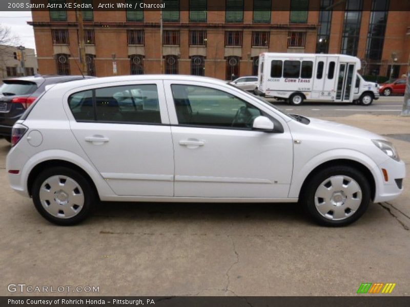 Arctic White / Charcoal 2008 Saturn Astra XE Sedan