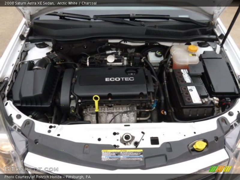 Arctic White / Charcoal 2008 Saturn Astra XE Sedan