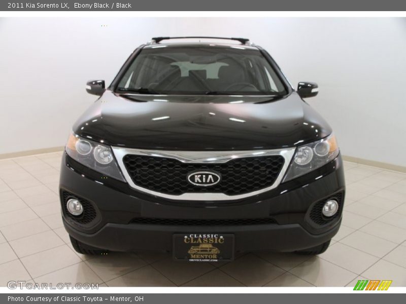 Ebony Black / Black 2011 Kia Sorento LX