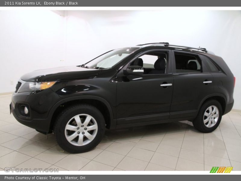 Ebony Black / Black 2011 Kia Sorento LX