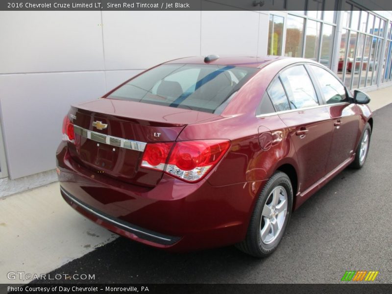 Siren Red Tintcoat / Jet Black 2016 Chevrolet Cruze Limited LT