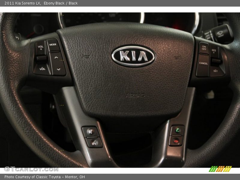 Ebony Black / Black 2011 Kia Sorento LX