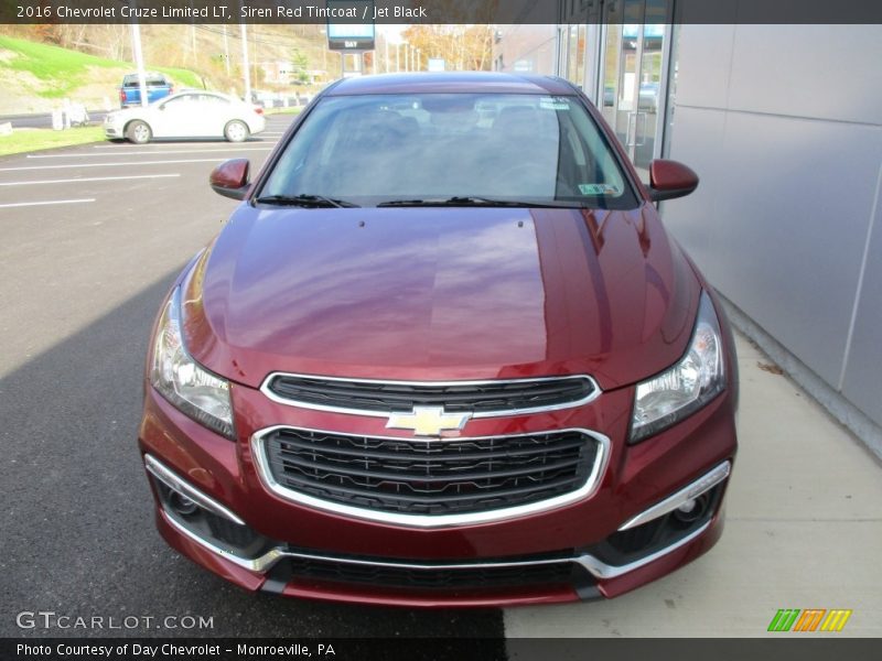 Siren Red Tintcoat / Jet Black 2016 Chevrolet Cruze Limited LT