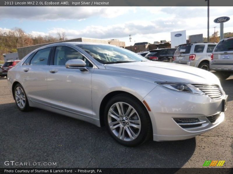 Ingot Silver / Hazelnut 2013 Lincoln MKZ 2.0L EcoBoost AWD