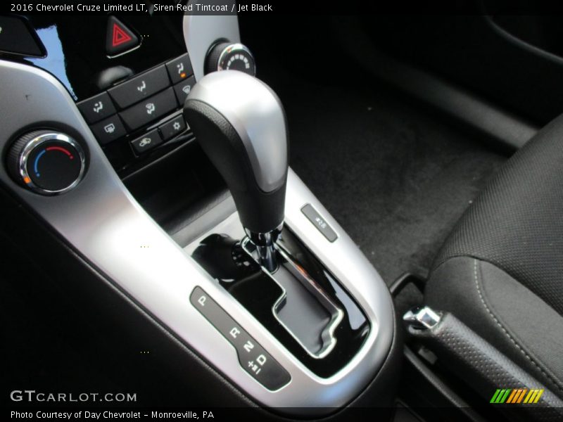 Siren Red Tintcoat / Jet Black 2016 Chevrolet Cruze Limited LT