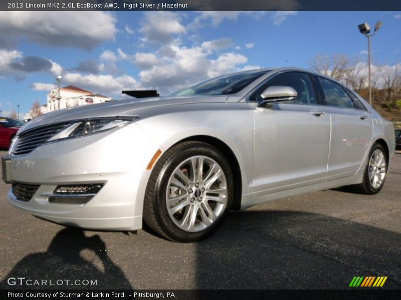 Ingot Silver / Hazelnut 2013 Lincoln MKZ 2.0L EcoBoost AWD