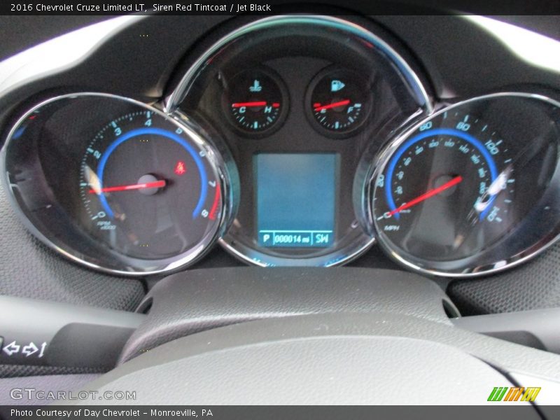 Siren Red Tintcoat / Jet Black 2016 Chevrolet Cruze Limited LT