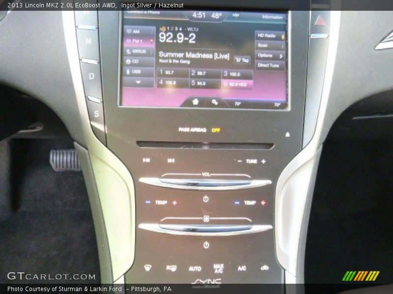 Ingot Silver / Hazelnut 2013 Lincoln MKZ 2.0L EcoBoost AWD