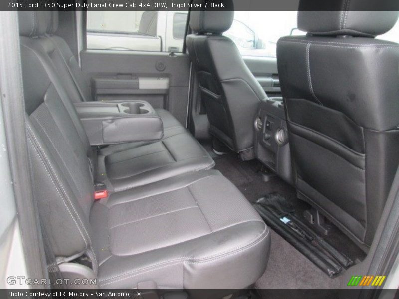 Ingot Silver / Black 2015 Ford F350 Super Duty Lariat Crew Cab 4x4 DRW