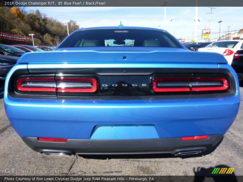 B5 Blue Pearl / Black/Pearl 2016 Dodge Challenger R/T