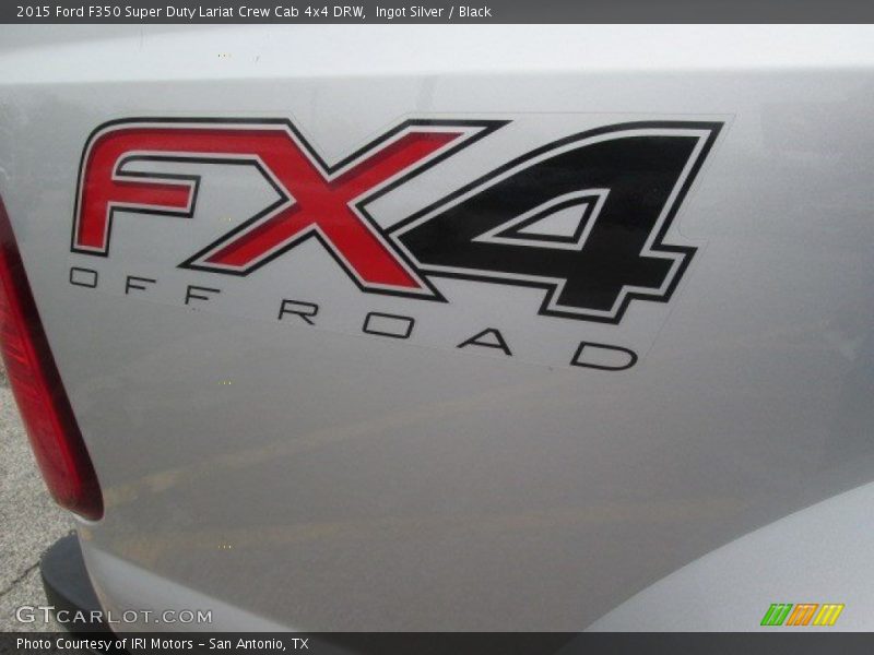 Ingot Silver / Black 2015 Ford F350 Super Duty Lariat Crew Cab 4x4 DRW