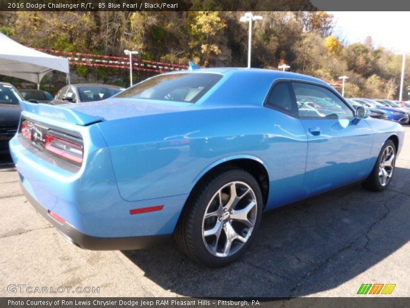 B5 Blue Pearl / Black/Pearl 2016 Dodge Challenger R/T