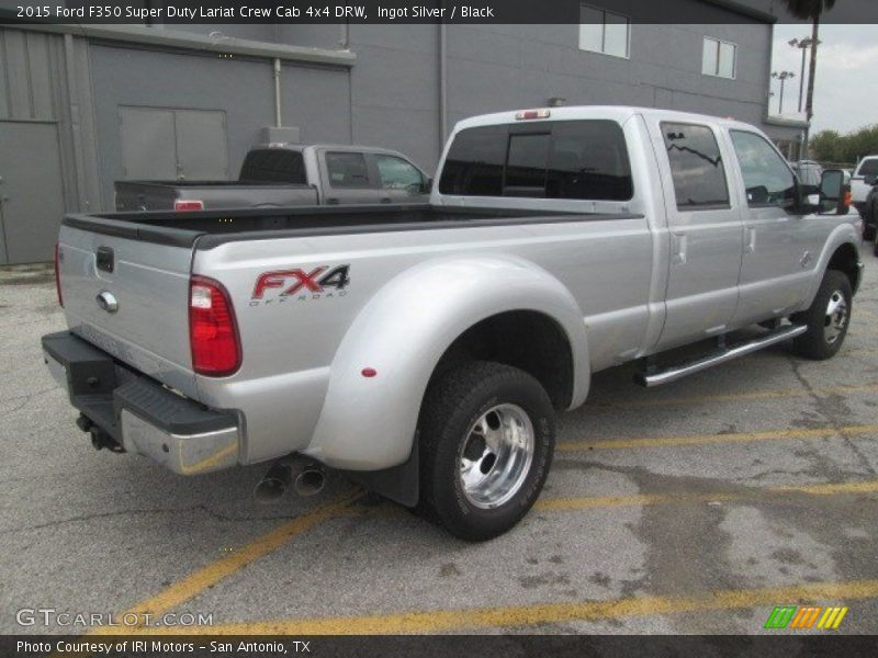 Ingot Silver / Black 2015 Ford F350 Super Duty Lariat Crew Cab 4x4 DRW