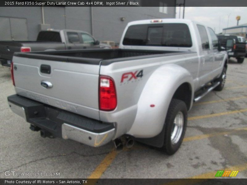 Ingot Silver / Black 2015 Ford F350 Super Duty Lariat Crew Cab 4x4 DRW