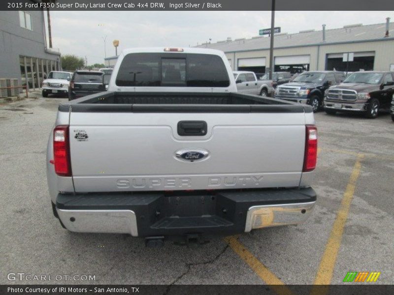 Ingot Silver / Black 2015 Ford F350 Super Duty Lariat Crew Cab 4x4 DRW
