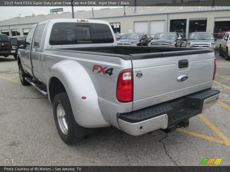 Ingot Silver / Black 2015 Ford F350 Super Duty Lariat Crew Cab 4x4 DRW