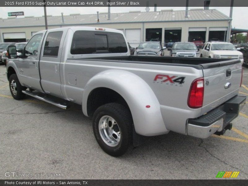 Ingot Silver / Black 2015 Ford F350 Super Duty Lariat Crew Cab 4x4 DRW