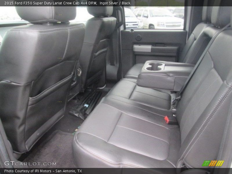 Ingot Silver / Black 2015 Ford F350 Super Duty Lariat Crew Cab 4x4 DRW