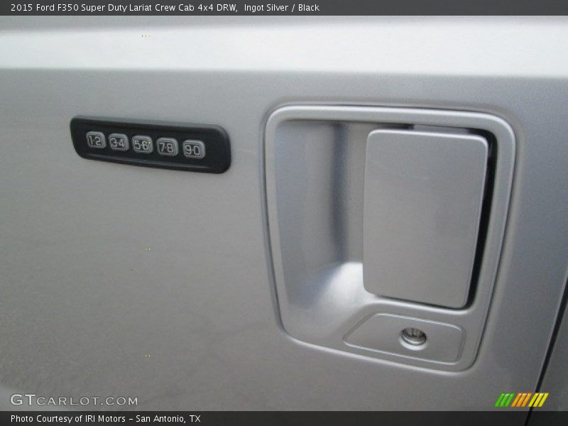 Ingot Silver / Black 2015 Ford F350 Super Duty Lariat Crew Cab 4x4 DRW