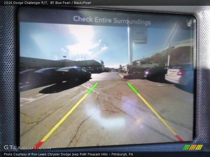 B5 Blue Pearl / Black/Pearl 2016 Dodge Challenger R/T