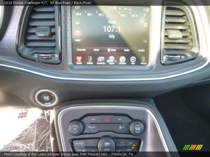 Controls of 2016 Challenger R/T