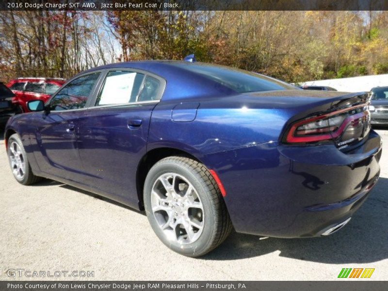 Jazz Blue Pearl Coat / Black 2016 Dodge Charger SXT AWD