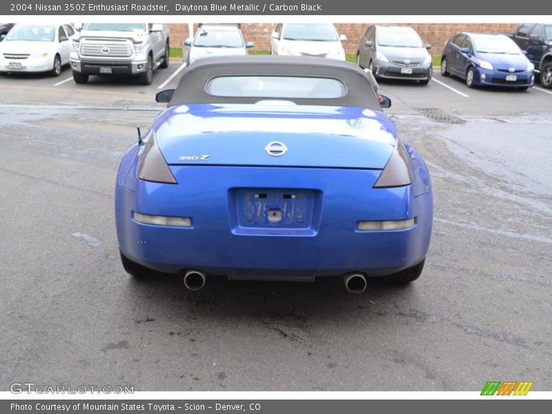 Daytona Blue Metallic / Carbon Black 2004 Nissan 350Z Enthusiast Roadster