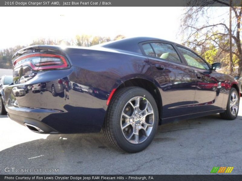 Jazz Blue Pearl Coat / Black 2016 Dodge Charger SXT AWD