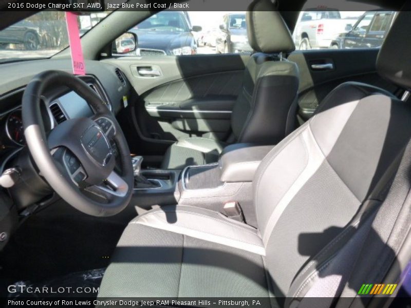 Jazz Blue Pearl Coat / Black 2016 Dodge Charger SXT AWD