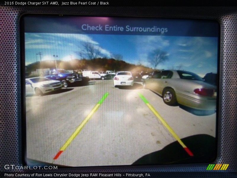 Jazz Blue Pearl Coat / Black 2016 Dodge Charger SXT AWD