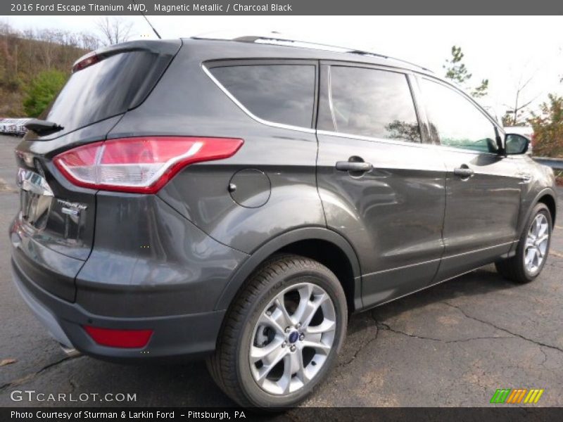 Magnetic Metallic / Charcoal Black 2016 Ford Escape Titanium 4WD